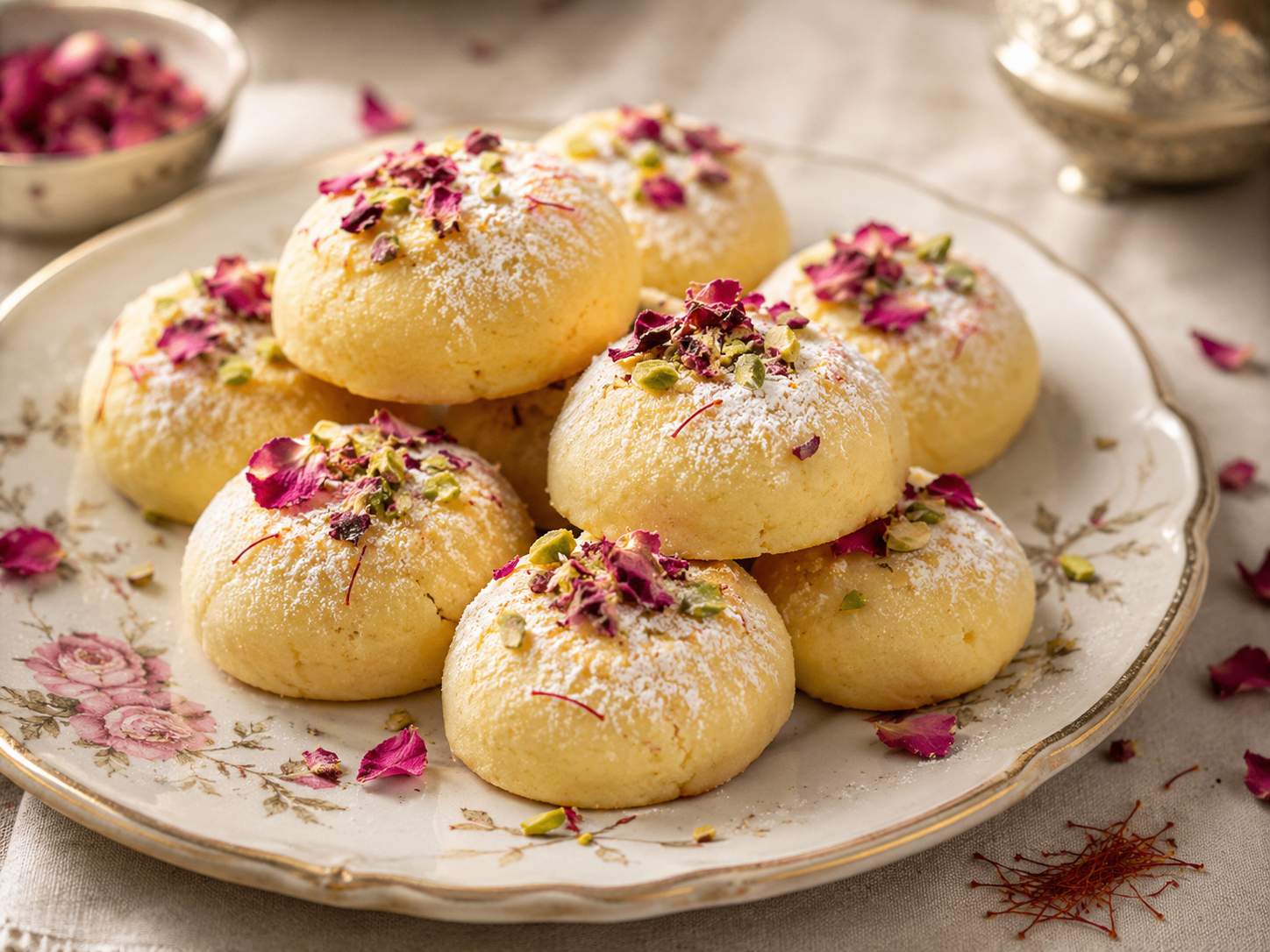 Rose & Saffron Meltaways